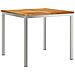 Set da pranzo da giardino  5 pezzi in legno massello di teak, Tavolo da pranzo esterno  90x90x74.5 cm in legno massello di teak - Foto miniatura 5
