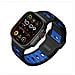 Elegante Cinturino In Silicone Per Apple Watch Serie 1-10 Black+blue - Foto miniatura 2