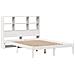 Letto Libreria senza Materasso Bianco 160x200 cm Legno di Pino - Foto miniatura 3