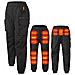 Pantaloni Riscaldati: Antivento E Antipioggia, Fibra Di Carbonio, Riscaldamento Multizona, Alimentazione Usb  3xl - Foto miniatura 1