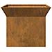 Focolare Ruggine 50 x 50 x 40 cm acciaio corten - Foto miniatura 7