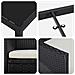 Set da Pranzo per Giardino con cuscino 3 pcs Nero Poly Rattan - Foto miniatura 9