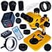 Mikroscopio Trinoculare 7-50x Con Fotocamera 16mp 4k Hdmi + Lente Barlow 0.5x + Illuminatore Led 56x | Set Professionale Per Ispezione Elettronica - Foto miniatura 1