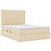 Letto con contenitore e materasso Crema 140 x 190 cm Poliestere - Foto miniatura 5