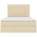 Letto con contenitore e materasso Crema 140 x 190 cm Poliestere - Foto miniatura 7