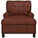 Chaise Lounge Marrone Lucido 91 x 157 x 91 cm Pelle Sintetica - Foto miniatura 4