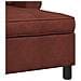 Chaise Lounge Marrone Lucido 91 x 157 x 91 cm Pelle Sintetica - Foto miniatura 7