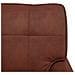 Chaise Lounge Marrone Lucido 91 x 157 x 91 cm Pelle Sintetica - Foto miniatura 9