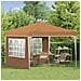 Tenda per feste a pop-up 288 x 288 x 245 cm Beige - Foto miniatura 3