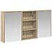 Set di Armadi da Bagno con lo scaffale 3 pcs 126 x 16 x 62.5 cm - Foto miniatura 1