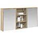 Set di Armadi da Bagno con lo scaffale 3 pcs 126 x 16 x 62.5 cm - Foto miniatura 3