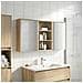 Set di Armadi da Bagno con lo scaffale 3 pcs 126 x 16 x 62.5 cm - Foto miniatura 4