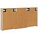 Set di Armadi da Bagno con lo scaffale 3 pcs 126 x 16 x 62.5 cm - Foto miniatura 9