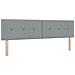 Letto con contenitore LED e materasso Grigio Chiaro - Foto miniatura 6