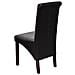 6 Pz Sedie Per Sala Da Pranzo Nere - Foto miniatura 5