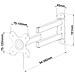 ICA-LCD 923B - Supporto a Muro per TV LED LCD 13-30'' Inclinabile 2 Snodi Nero - Foto miniatura 4