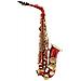Sax Alto, Colore Rosso, Con Custodia E Accessori, Dimavery Sp-30 - Foto miniatura 2