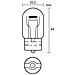 Cp. lamp. 12v. W3x16q 21/5w - Foto miniatura 4