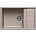 Lavello Unico 310 Granitek 78x50 cm 1 vasca con gocciolatoio Colore Tortora 43 - Foto miniatura 1
