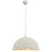 Lampadario Da Soffitto Bianco E Argento Ø50 Cm E27 - Foto miniatura 3