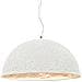 Lampadario Da Soffitto Bianco E Argento Ø50 Cm E27 - Foto miniatura 5