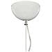 Lampadario Da Soffitto Bianco E Argento Ø50 Cm E27 - Foto miniatura 7