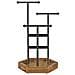 Gioielli Supporto Del Banco Metallo E Legno Gioielli Albero Per Le Collane Bracciali Orecchini Borchie Anelli Idea Regalo Jjs03cb Nero - Foto miniatura 1