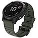 Braccialetto Garmin Fenix Silicone Verde Militare - Foto miniatura 2