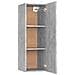 Mobile Porta TV Grigio Cemento 30,5x30x90 cm Legno Multistrato - Foto miniatura 2