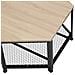 Tavolino Da Salotto Norwich 86,5 X 75 X 46,5 Cm - Industriale Legno Chiaro, Rovere Sonoma - Foto miniatura 3