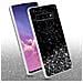 Custodia Compatibile Con Samsung Galaxy S10 Plus In Nero Con Glitter - Coperchio Protettivo In Silicone Tpu Flessibile Con Glitter Scintillanti - Foto miniatura 2