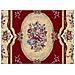 Tappeto Salotto Camera Velour Antiscivolo Mod. Abusson Suardi Vari Colori 115x175cm Rosso - Foto miniatura 4
