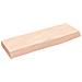 Ripiano a Parete 60x20x4 cm Legno Massello Rovere Non Trattato - Foto miniatura 1