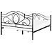 Letto Metallo Lyra 140 X 200 Cm Nero - Foto miniatura 2