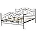 Letto Metallo Lyra 140 X 200 Cm Nero - Foto miniatura 8