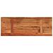 Piano Per Tavolo 70x40x2,5cm Rettangolare Legno Massello Acacia - Foto miniatura 4