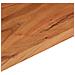Piano Per Tavolo 70x40x2,5cm Rettangolare Legno Massello Acacia - Foto miniatura 6