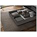 Letto Azelia Sommier 170x210 Rete E Contenitore Grigio - Foto miniatura 2
