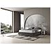 Letto Azelia Sommier 170x210 Rete E Contenitore Grigio - Foto miniatura 5