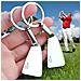 Portachiavi Palla Da Golf - Elegante Accessorio In Metallo Per Appassionati Di Golf - Foto miniatura 4