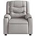 Poltrona Reclinabile In Tessuto Grigio Nuvola - Foto miniatura 3