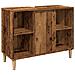 Mobile Da Bagno Legno Antico 80x33x60 Cm In Legno Multistrato - Foto miniatura 2