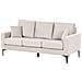 Divano 3 Posti Gavle Tessuto Beige Chiaro - Foto miniatura 3