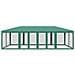 Tenda per Feste con 12 Pareti Laterali in Rete Verde 8x4 m HDPE - Foto miniatura 3