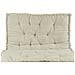 Cuscino Mattonella Per Seduta-schienale Divani Pallet Cuscino Per Bancale 80x120 80x120 Tortora - Foto miniatura 2