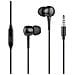 Cuffie In-ear Cablate 1,2m Jack 3.5mm Con Microfono, Nero - Foto miniatura 1