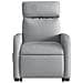 Poltrona Reclinante Alzapersona Elettrica Grigio Chiaro Tessuto - Foto miniatura 9