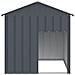 Casetta Cani con Tetto Antracite 117x103x123 cm Acciaio Zincato - Foto miniatura 3