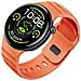 Cinturino In Silicone Per Vivo Watch5: Sportivo E Confortevole Orange - Foto miniatura 3