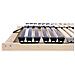 Base a doghe Marrone 70 x 190 cm Legno massello di faggio - Foto miniatura 5
